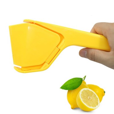 Zorfeter Manual Lime Juicer, Yellow, Easy-Squeeze, Portable, Mess-Free Design