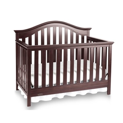 Graco Bryson 4 In 1 Convertible Crib With Adjustable Height Mattress And To Bed