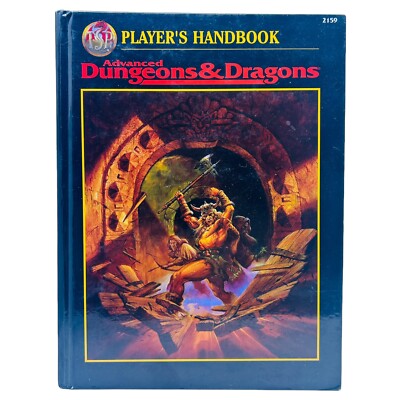 Advanced Dungeons & Dragons The New Player's Handbook Zeb Cook 2159 TSR Vintage