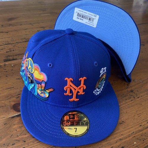 New Era MLB ニューヨークメッツ 7 1/2 Gore-Tex New York Mets JustFitteds Exclusive Gore-tex New Era Cap Black