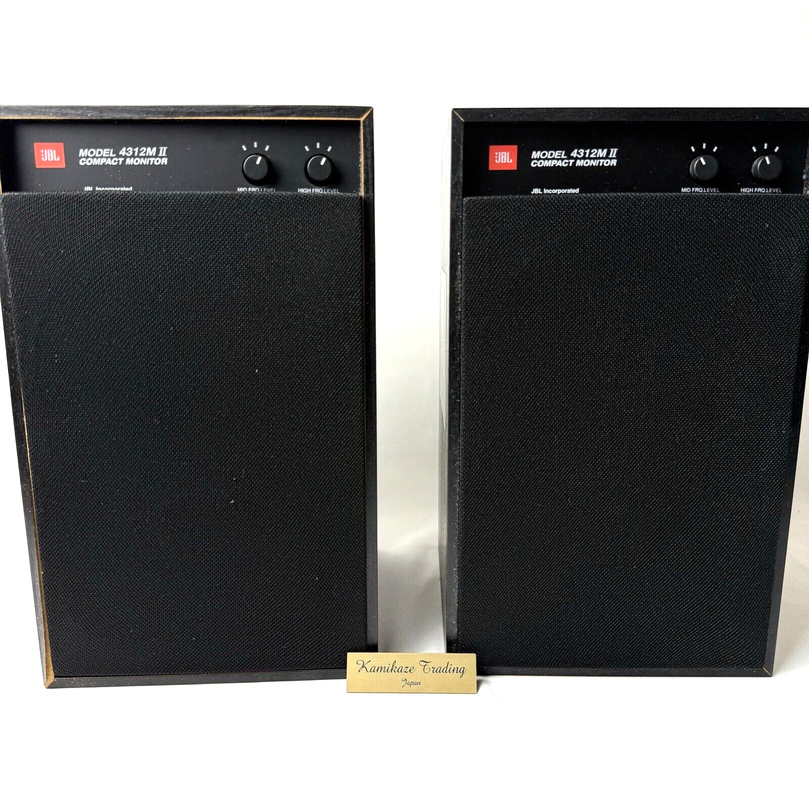 JBL 4312M 2 Ⅱ pair Compact monitor speakers 3 Way Black JBL 4312M 2 Ⅱ pair Compact monitor speakers 3 Way Black