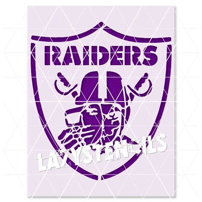 Las Vegas Raiders stencil - Reusable & Durable - 10 mil - Oakland