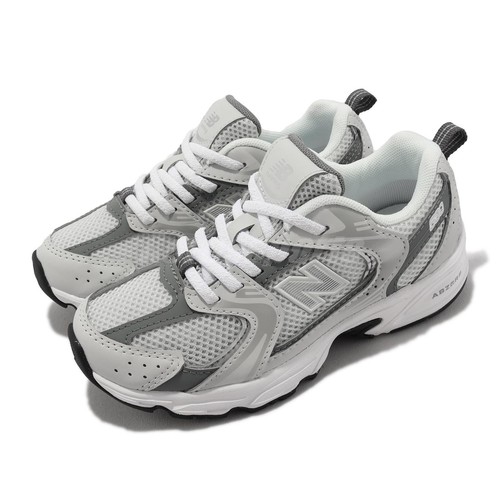 

New Balance 530 Wide NB Серо-белые детские дошкольные кроссовки PZ530CB-W, Серый, 530 Wide