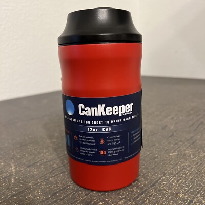 Keep Your Can Cold For Hours Double Walled and Vacuum Insulated Can Cooler 12 oz
