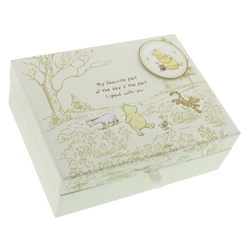 Baby Keepsake Box with Compartments Gift Disney Winnie the Pooh Classic Heritage