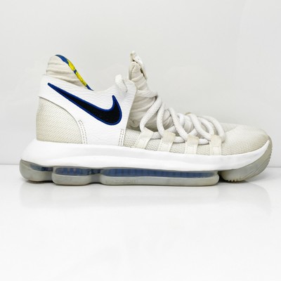 Белые баскетбольные кроссовки Nike Boys KD 10 AJ7781-101, размер 5 лет