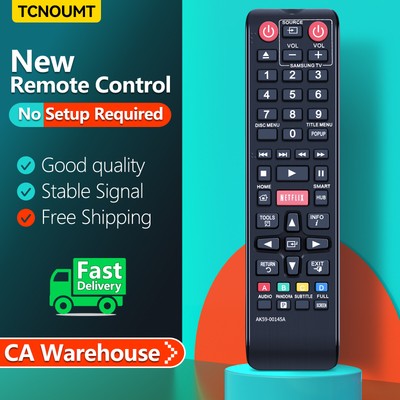 AK59-00145A Remote Control For Samsung Blu-ray DVD Player BDE5300 BDE5300/ZA