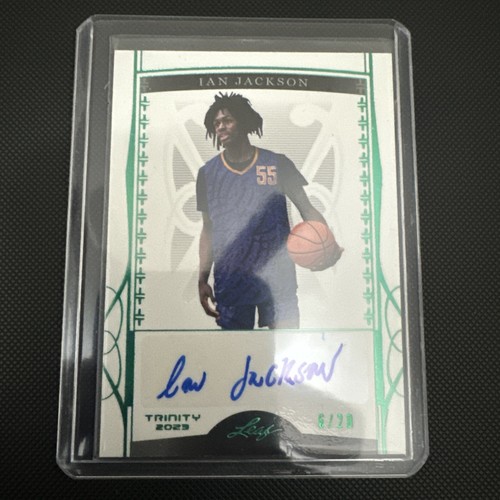 2022-23 Leaf Trinity Ian Jackson Holo Green Rookie Auto /20 | eBay