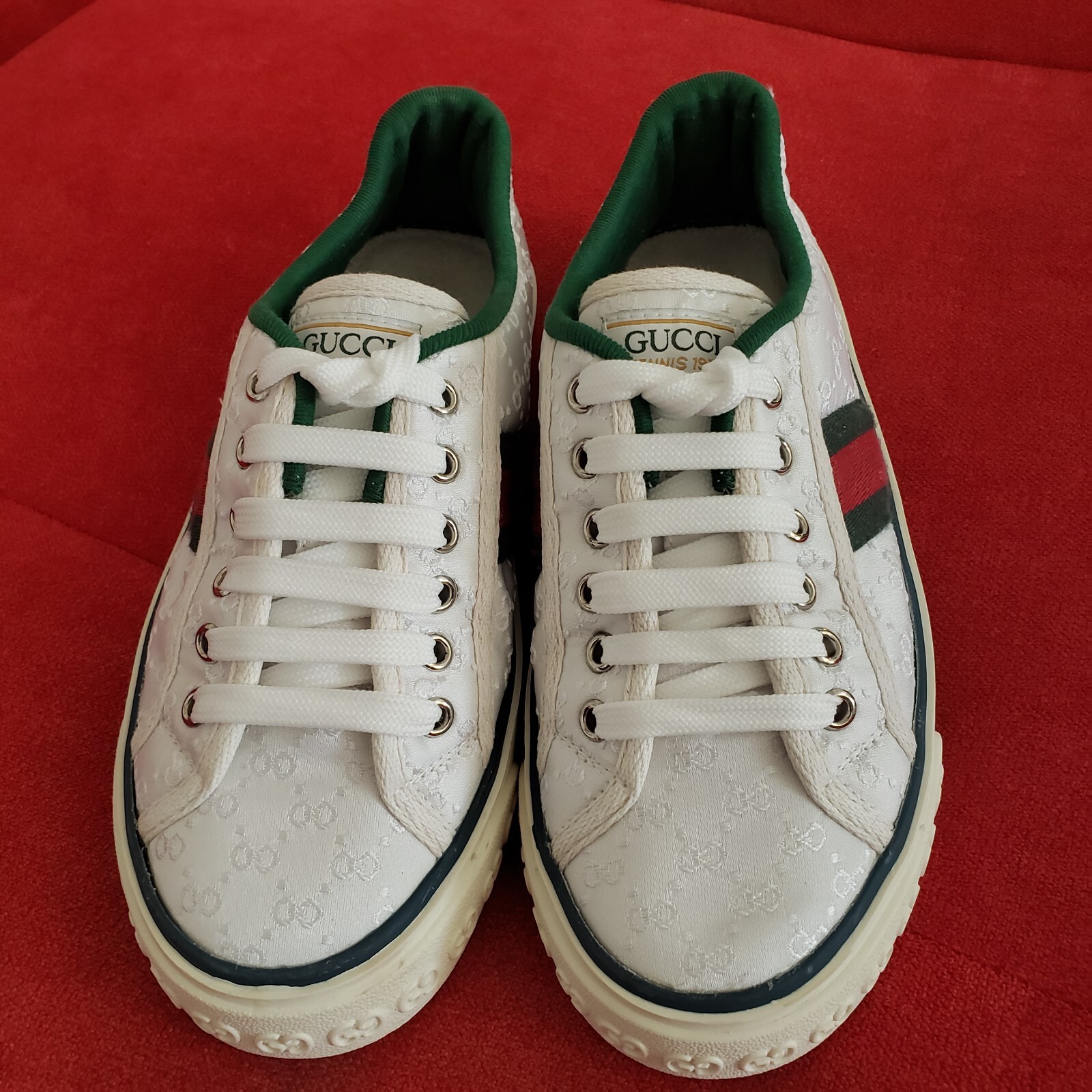 関税負担なし☆GUCCI グッチ テニス1977GG ウィメンズスニーカー 関税負担なし☆GUCCI グッチ テニス1977GG ウィメンズスニーカー