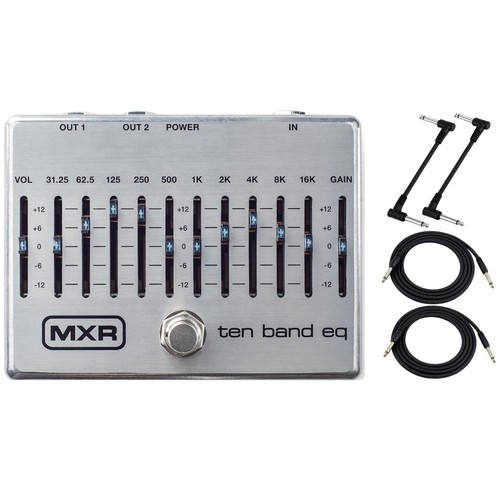ベース MXR M108S Ten Band Graphic EQ MXR M108S Ten Band EQ - 10 Band Graphic EQ Guitar Pedal with