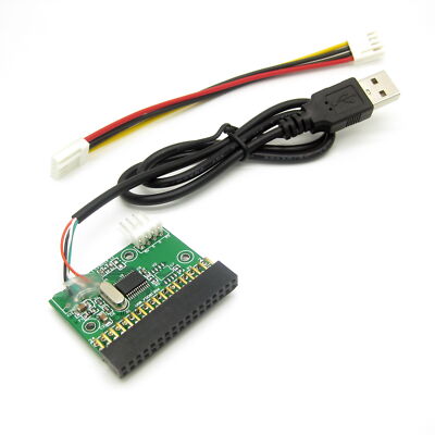USB to 3.5'' 34-Pin Floppy Disk Drive Adapter - 1.44MB FDD Connector PCB Board