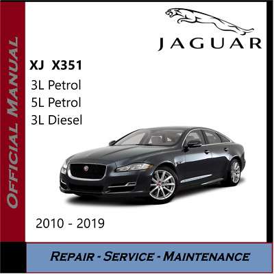 Jaguar XJ X351 Petrol & Diesel Workshop Service Repair Manual 2010 - 2019 on USB