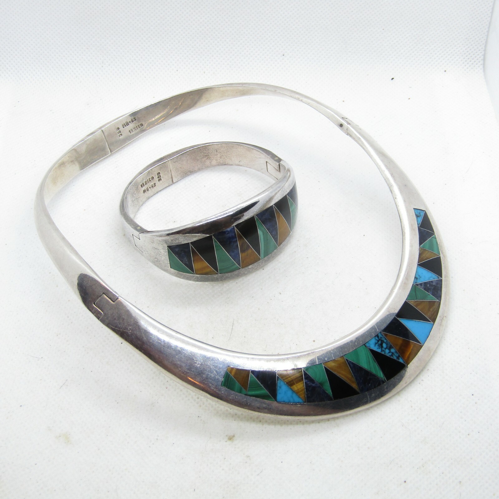 アクセサリー MEXICO jewelry silver bracelet 925 Sterling Silver Vintage Mexico Square Link Bracelet 6.25