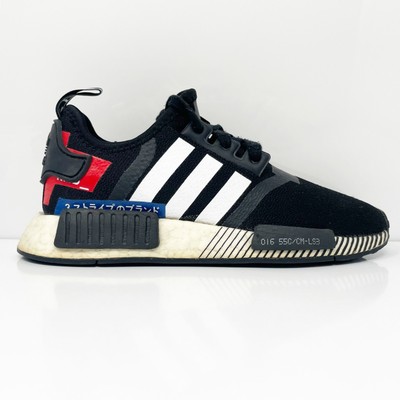 

Adidas Boys NMD R1 EF2310 Черные кроссовки для бега, размер 4, Черный, NMD R1