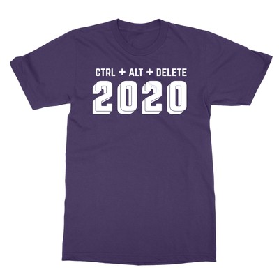 Ctrl Alt Delete 2020 Sucks Funny Men's T-Shirt