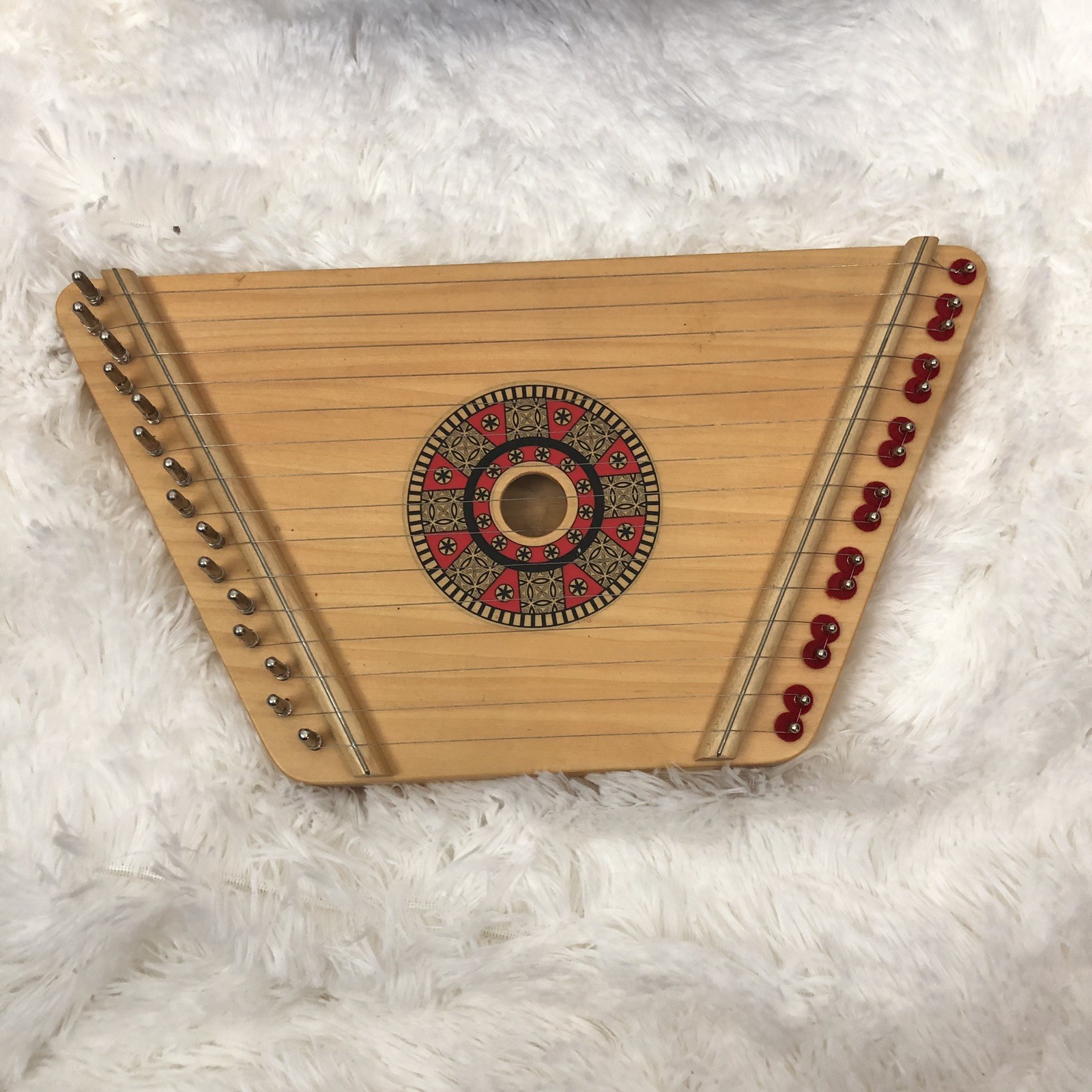Hearth Song Lap Harp Musical Instrument & Carry Case