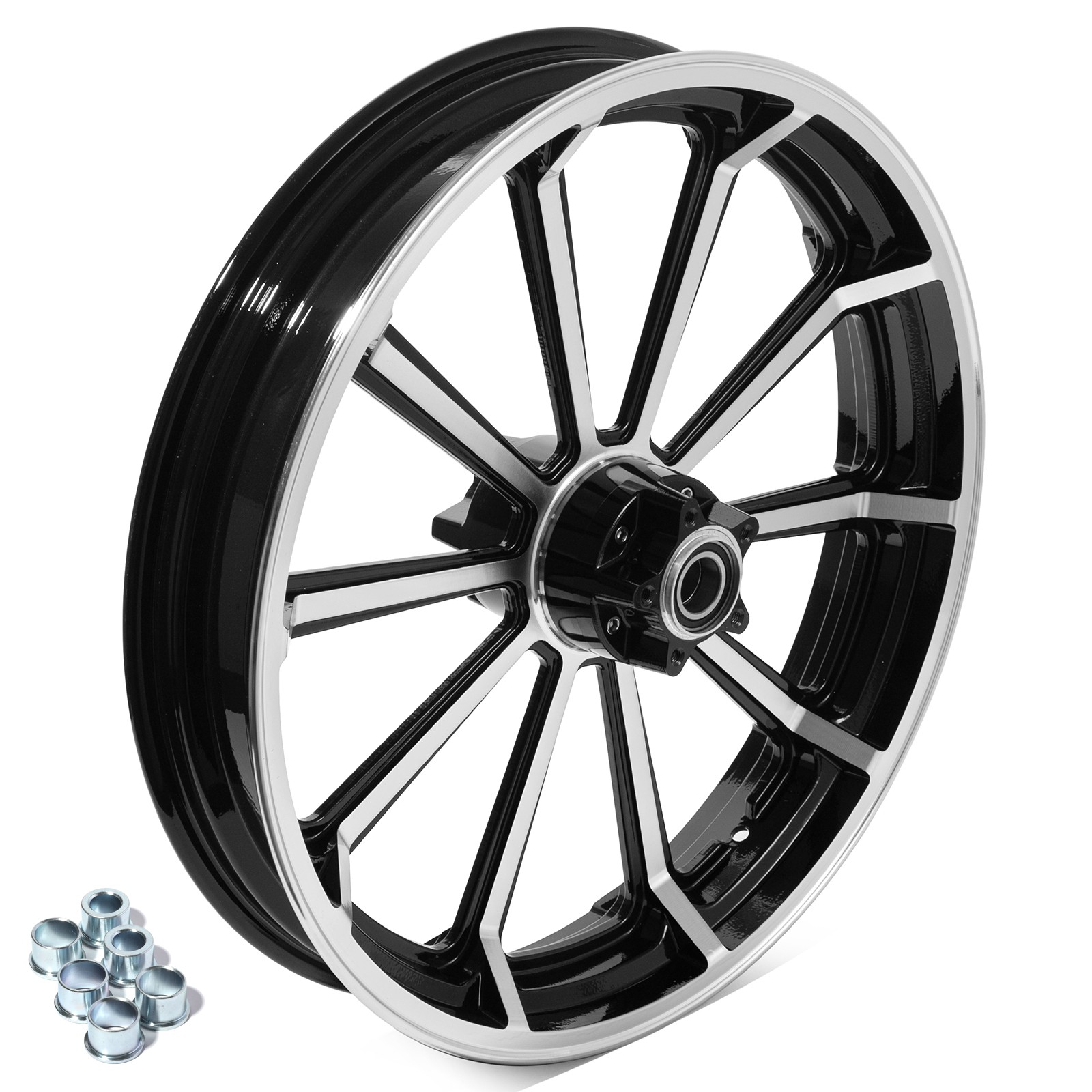 21x3.5 Front Wheel Rim Dual Disc Hub for Harley Touring Road Glide