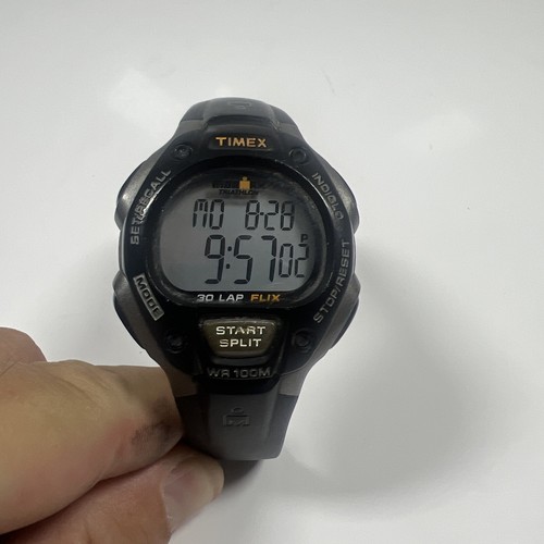 TIMEX  IRONMAN  TRIATHLON デジタル A423 Vintage Rare Timex Data Link Ironman Triathlon Multi-Lap