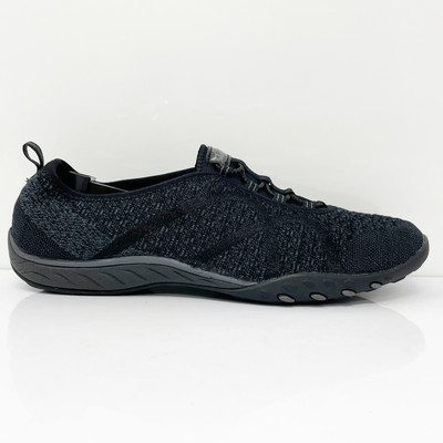 

Skechers Womens Breathe Easy 23028 Черная повседневная обувь Кроссовки Размер 9, Черный, Breathe Easy