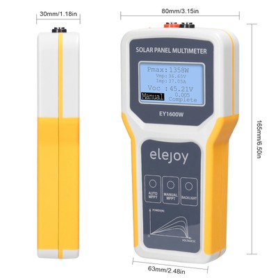 Photovoltaic Panel Multimeter Solar Tester Power Point Current Power Test Meter