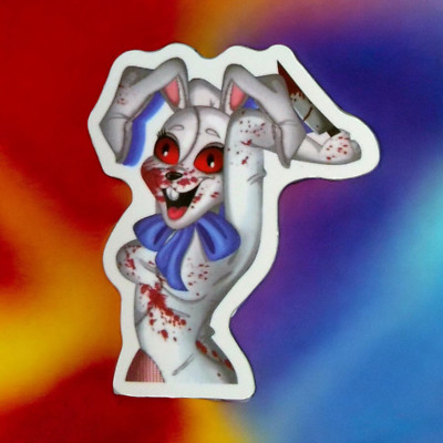 Five Nights at Freddys FNAF Security Breach Vanny Blood Spatter Bloody Sticker