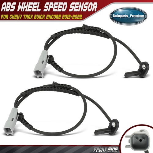 2Pcs Front LH & RH ABS Wheel Speed Sensor for Chevy Trax Buick Encore 2013-2022