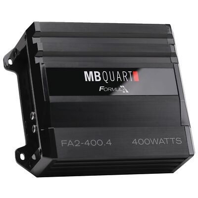 MB Quart FA2-400.4 FORMULA 400 Watt Amplifier 4-Channel Car Audio Amplifier