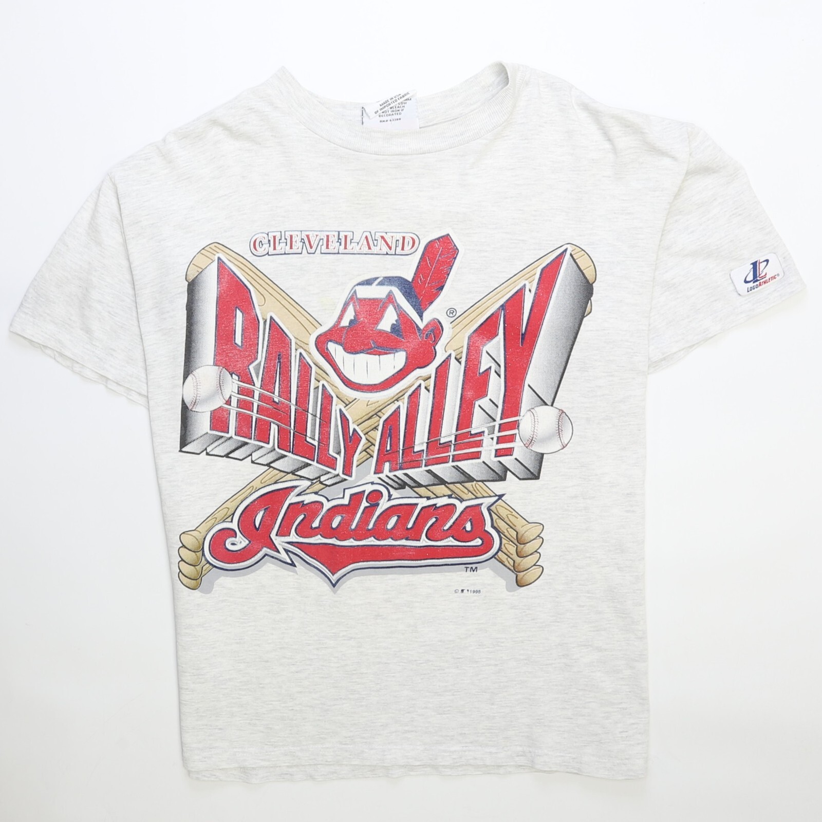 CLEVELAND INDIANS ビンテージTシャツ MLB 丸胴 CLEVELAND INDIANS ビンテージTシャツ MLB 丸胴（MLB genuine