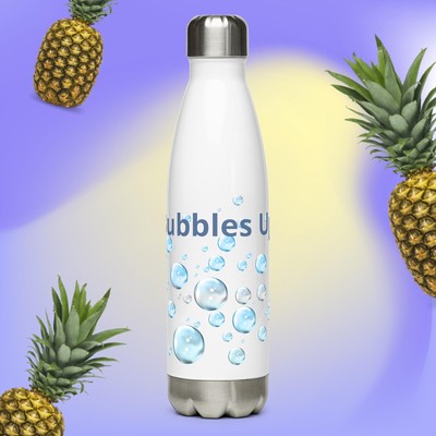 Bubbles Up Stainless Steel Water Bottle, Jimmy Buffet Water 