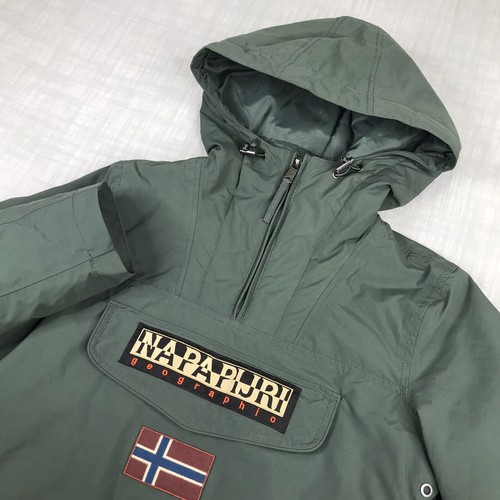 Napapijri Womens LARGE *READ/SEE* Rainforest Winter Anorak