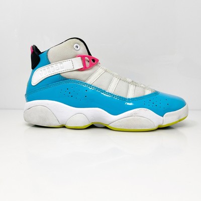 

Nike Boys Air Jordan 6 Rings CK0032-100 Белые баскетбольные кроссовки Кроссовки, размер 1,5 года, Белый, Air Jordan 6 Rings