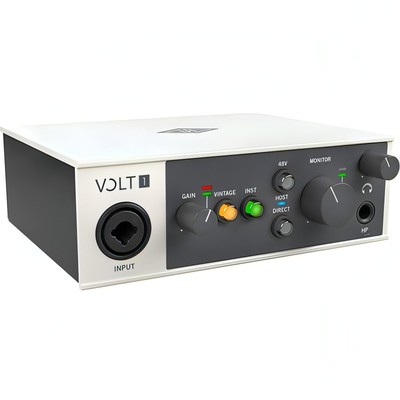 UA Volt 1 USB Audio Interface for Recording, Podcasting, and Streaming with Esse