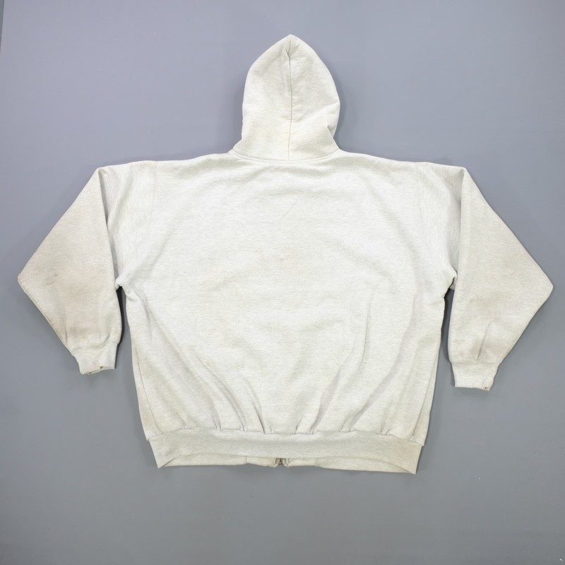 Rare Vintage CARHARTT K129 ASH Thermal Lined Full Zip Hoodie