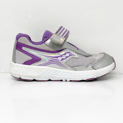 

Кроссовки Saucony Girls Ride 10 SL165536 серые кроссовки размер 9 м, Серый, Ride 10