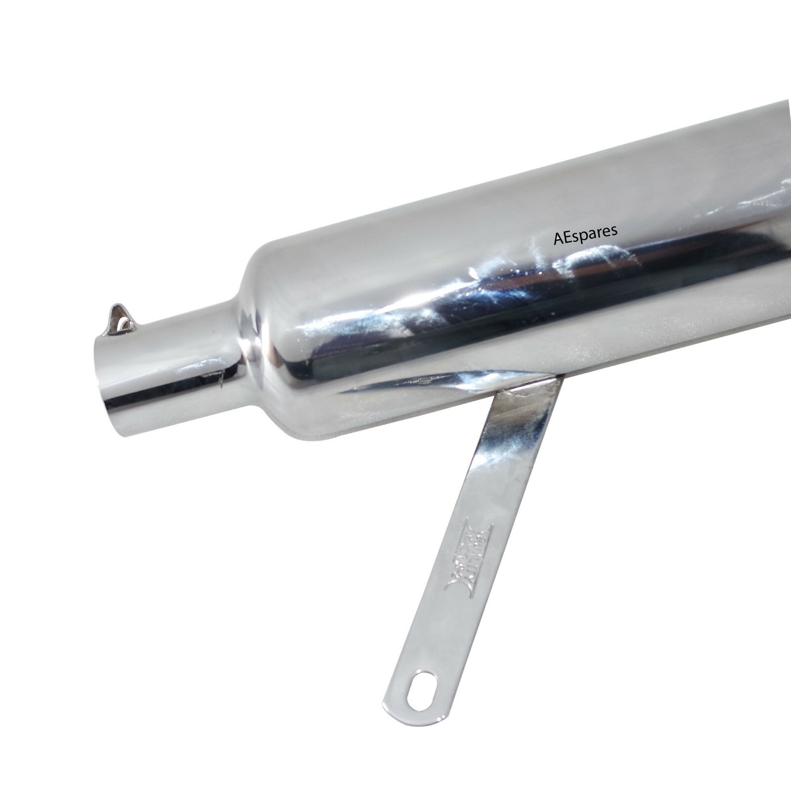Fits Royal Enfield Bullet 500cc Exhaust Silencer Steel Chrome Plated  