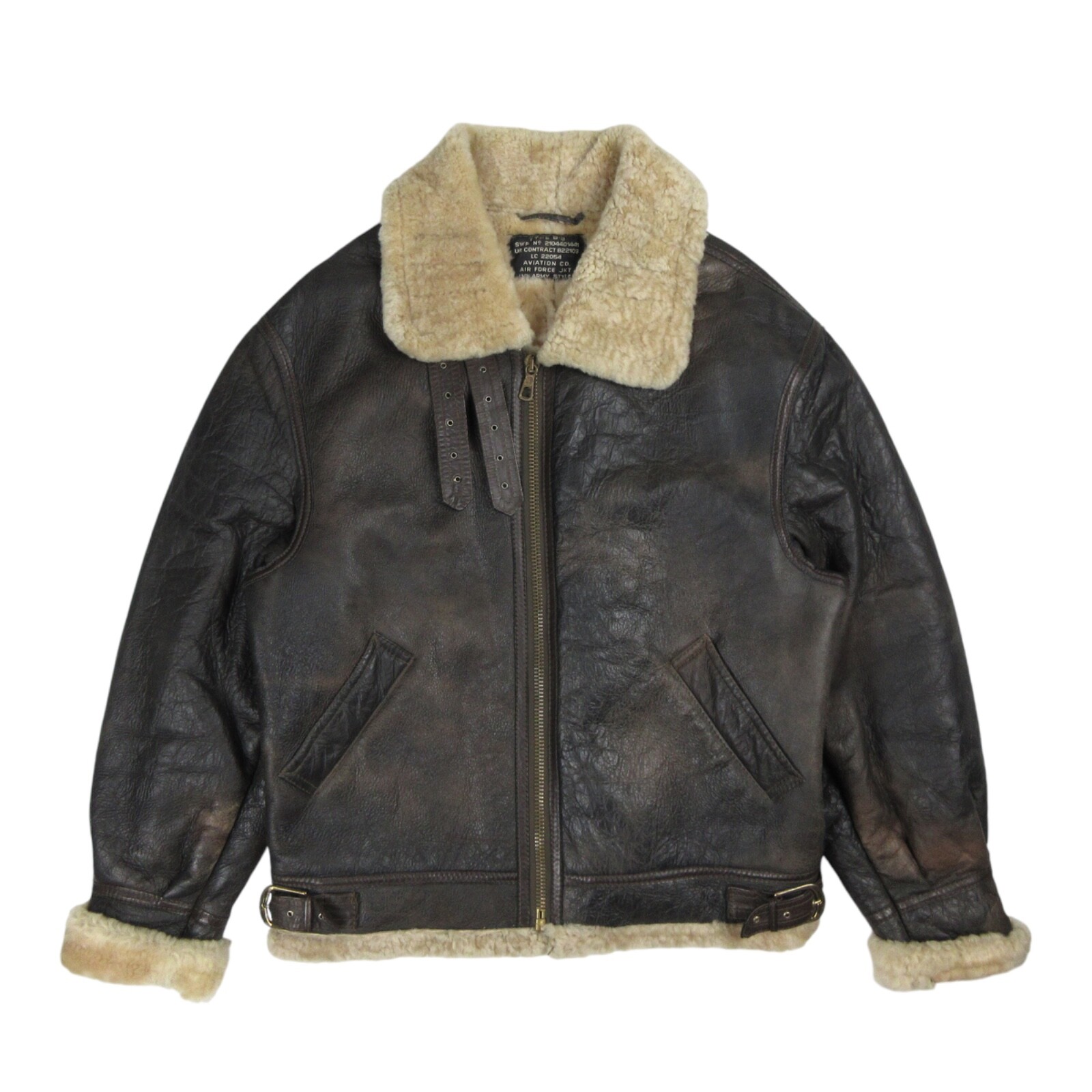 【vintage】Type B-3 80s USA Vintage US Air Force Type B-3 Flight Shearling Leather