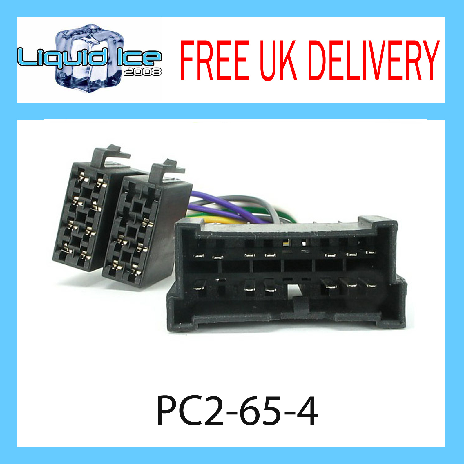 HYUNDAI GETZ 2002 ONWARDS ISO STEREO HEAD UNIT HARNESS ADAPTOR LEAD PC2