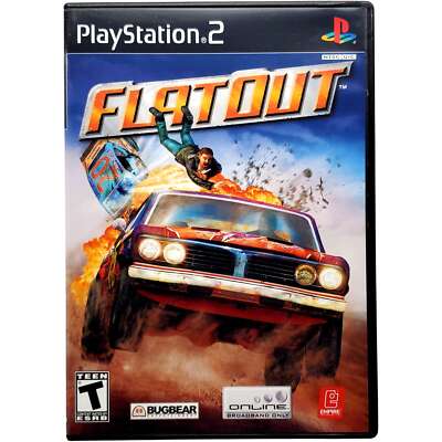 Flatout - Sony Playstation 2 Pristine Tested Authentic 180 Day Guarantee