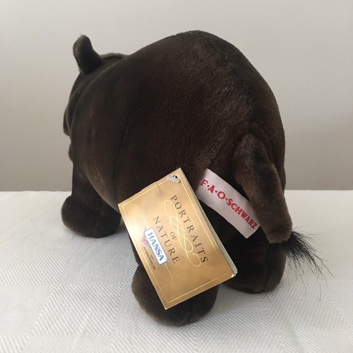 FAO Schwarz Hansa Hippo Plush 18