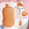 2Pcs Baby Bath Sponge Shower Sponge Soft Absorbent Exfoliating Wash Soap Kids Loofah Gentleness Comfort Bathing Tool for Infants Men Women Body All Skin Type