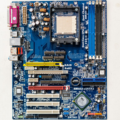 ASRock 939SLI-eSATA2 Socket 939 Motherboard FOR PARTS AM2CPU Bridge Compatible