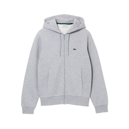 

Мужская флисовая толстовка с капюшоном Lacoste Grey Chine Kangaroo Pocket