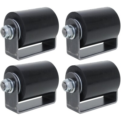 Slide Gate Roller 3'' Inch Top Guide Rubber Rolling Metal Door Wheel | Lot 4