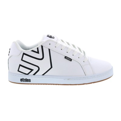

Etnies Fader 4101000203115 Мужские Белые Кожаные Кроссовки На Шнуровке Скейт Кроссовки Обувь, Белый, Etnies Fader