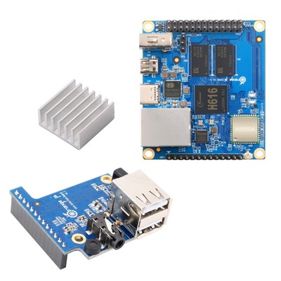 Zero 2 1GB Allwinner H616 Quad Core 64 Bit Open-Source Microcontroller 1000M ...