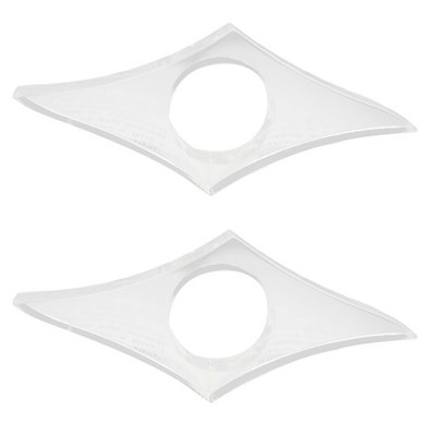 2X Apripagina Trasparente (Piccolo - 19 mm) Portapagina con  per Poll2836