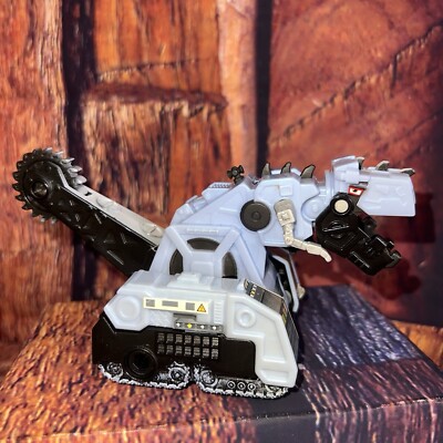 Mattel 2015 DreamWorks Dinotrux Pull Back & Go D-STRUCTS Dinosaur Gray Black