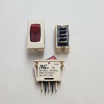  1A-82 SIGMA SWITCHES REPLACEMENT SWITCH On/Off Red/Ivy 14V/28V LED