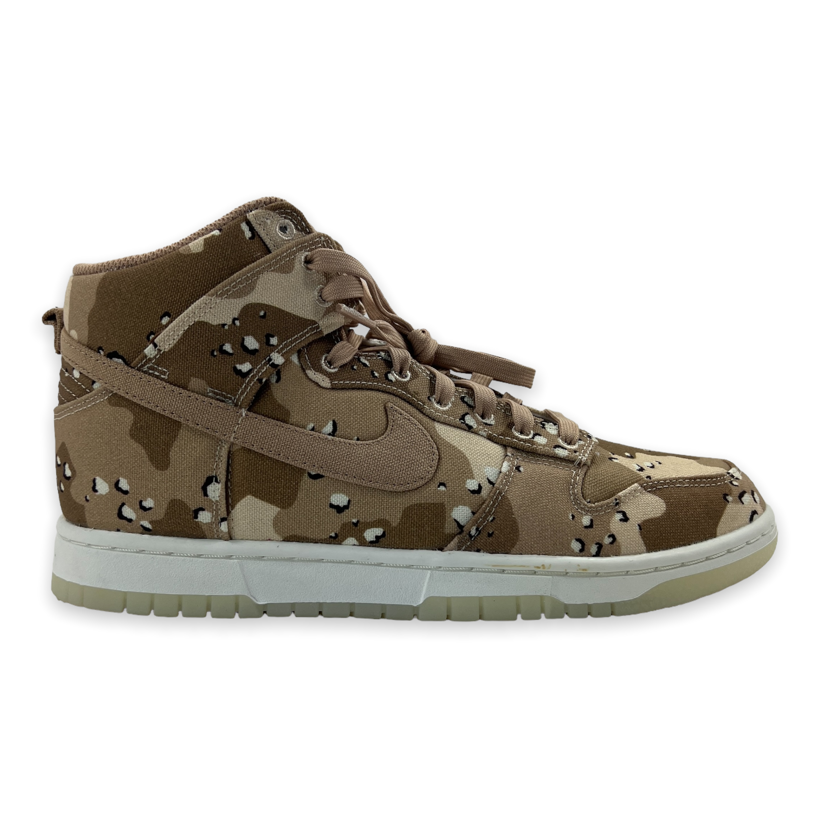 

Nike W Dunk High Desert Camo Hemp Beige Brown White DX2314-200 женские 7,5-8, Коричневый, Nike Dunk High