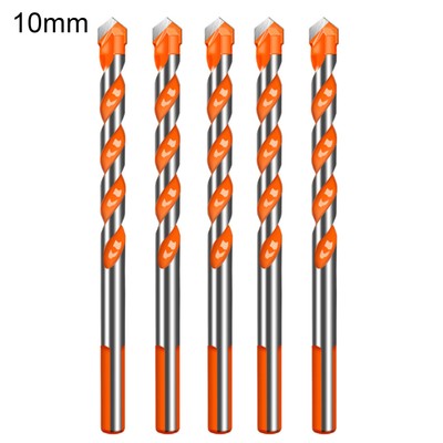 5/10pcs Hand Twist Drills Set Non-slip Stable Operation Multipurpose Masonry